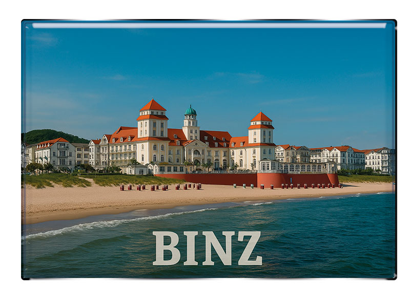 Souvenir Foto Magnet rechteckig Rügen 8x5,5cm Souvenir Foto Magnet rechteckig Rügen 8x5,5cm