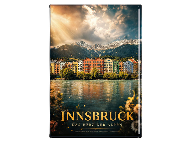 Souvenir Foto Magnet Innsbruck 9,5x6,5cm