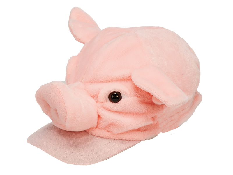 32444 Plüschkappe Schwein