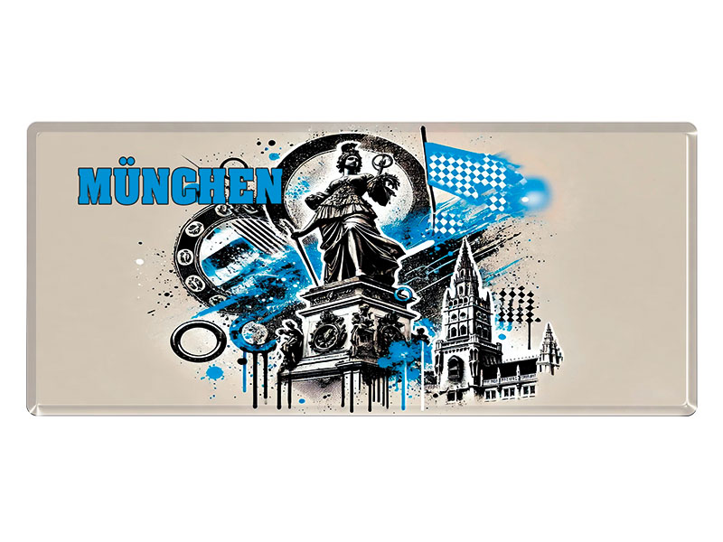 Souvenir Foto Magnet München 11x4cm Souvenir Foto Magnet München 11x4cm