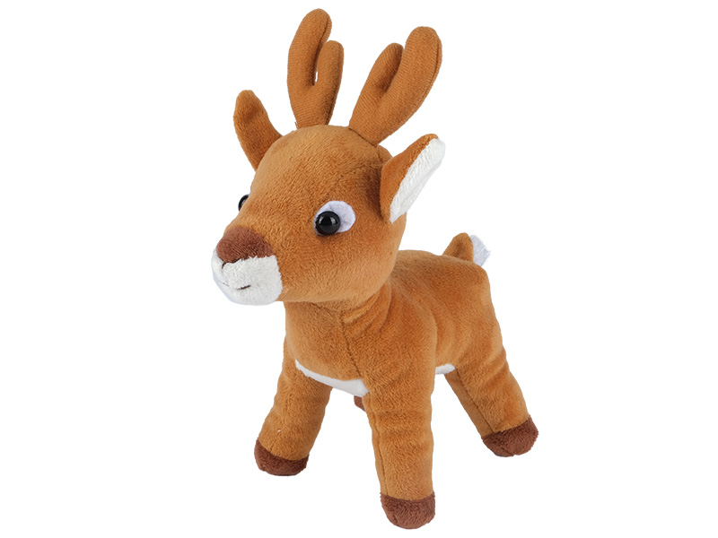 Hirsch aus Plüsch, 17x8x22cm    Hirsch aus Plüsch, 17x8x22cm