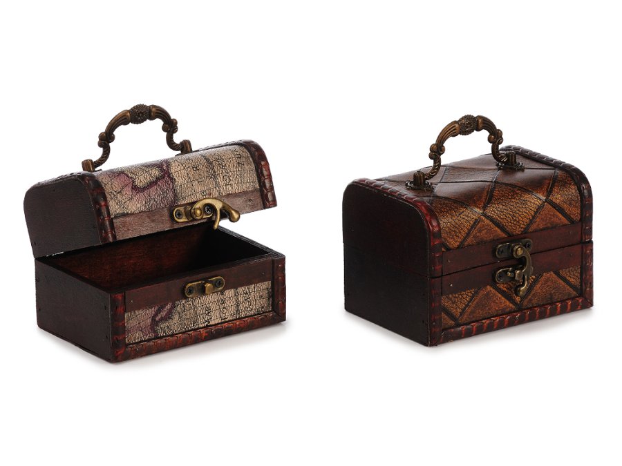 17106 Holz Schatzkiste