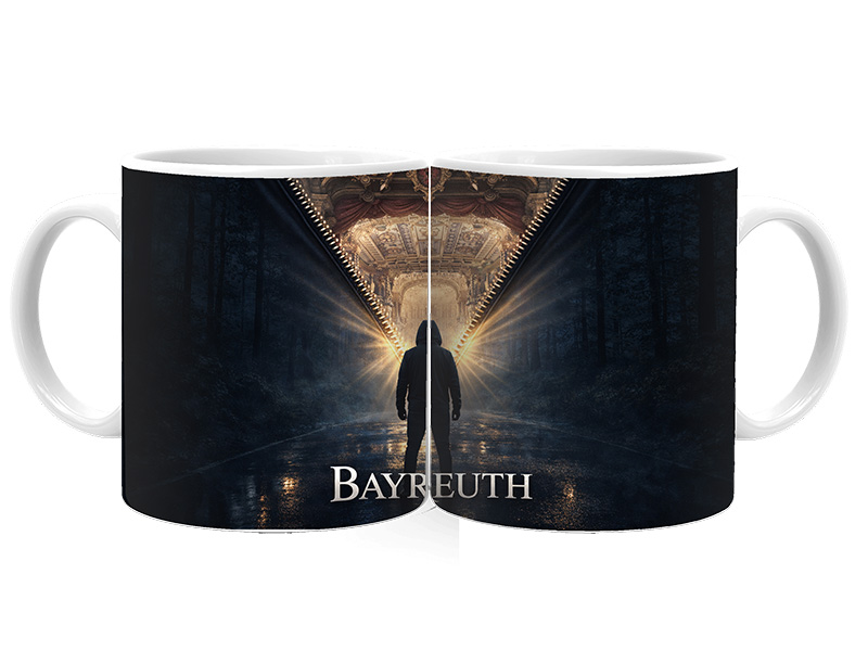 Souvenir ceramic mug  Bayreuth Ø8x9,5cm