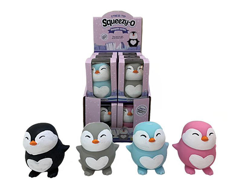 Squeeze ball penguin 6,5x6x8cm Squeeze ball penguin 6,5x6x8cm