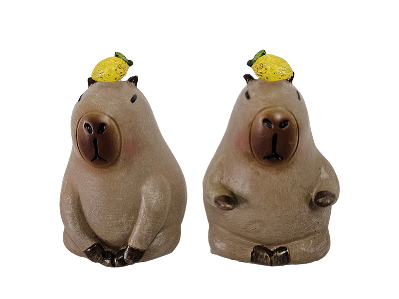 Capybara - Wasserschwein aus Poly 5x5x7,5cm   