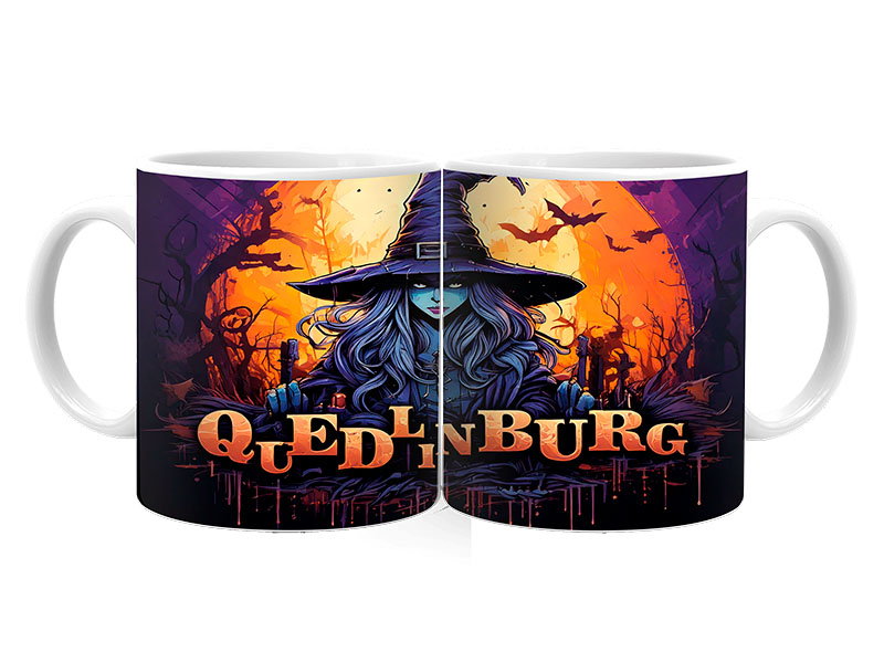 Souvenir Foto Keramik Tasse Quedlinburg Ø8x9,5cm Souvenir Foto Keramik Tasse Quedlinburg Ø8x9,5cm