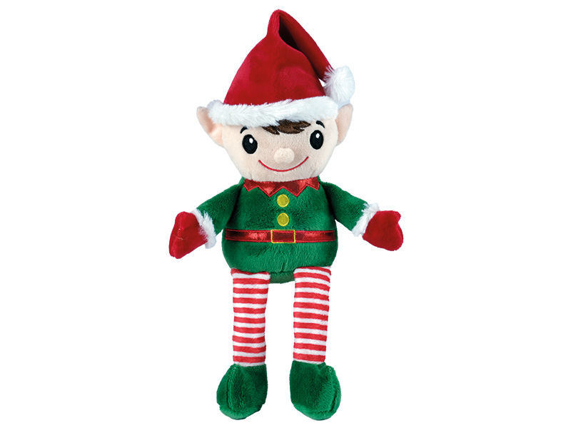 Plush Christmas elf 23x9x40 cm