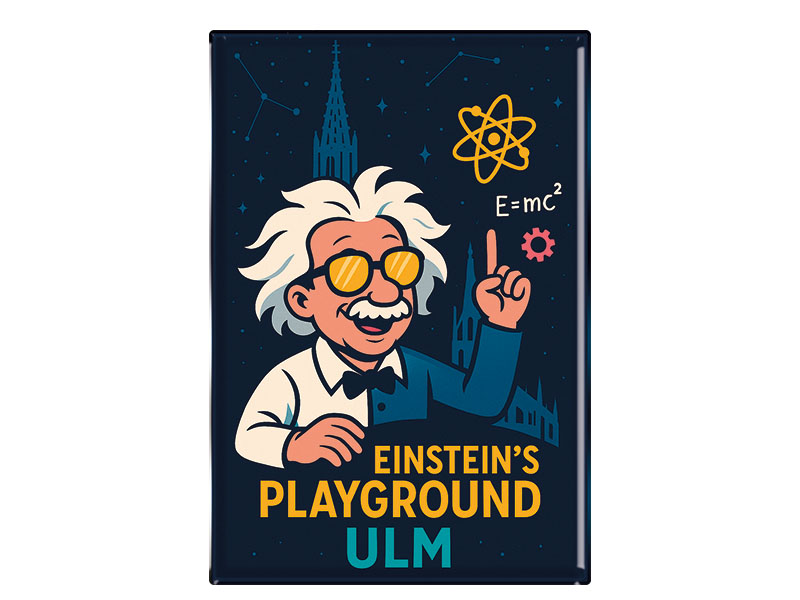 Souvenir Foto Magnet Ulm 9,5x6,5cm