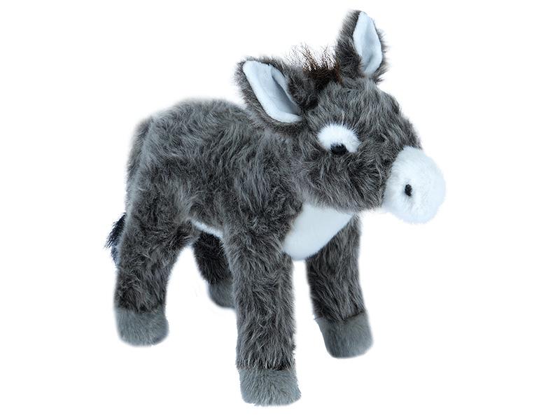 Plush donkey 33x14x27cm