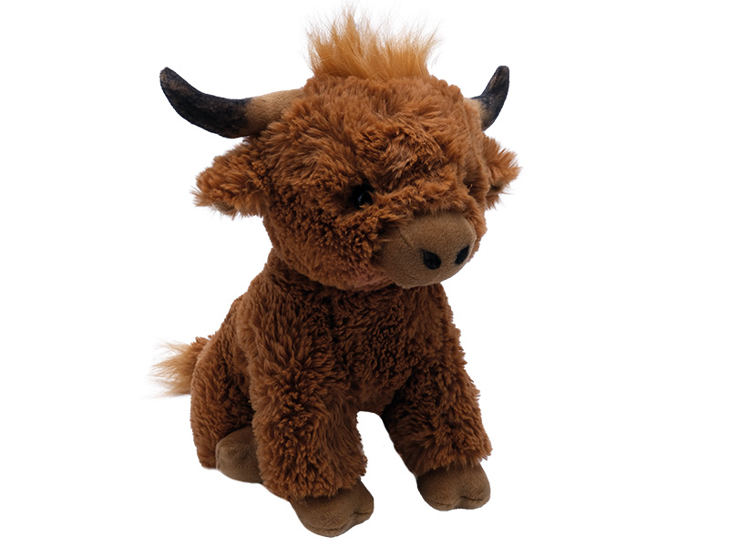 Hochlandrind aus Plüsch 26x19x30cm