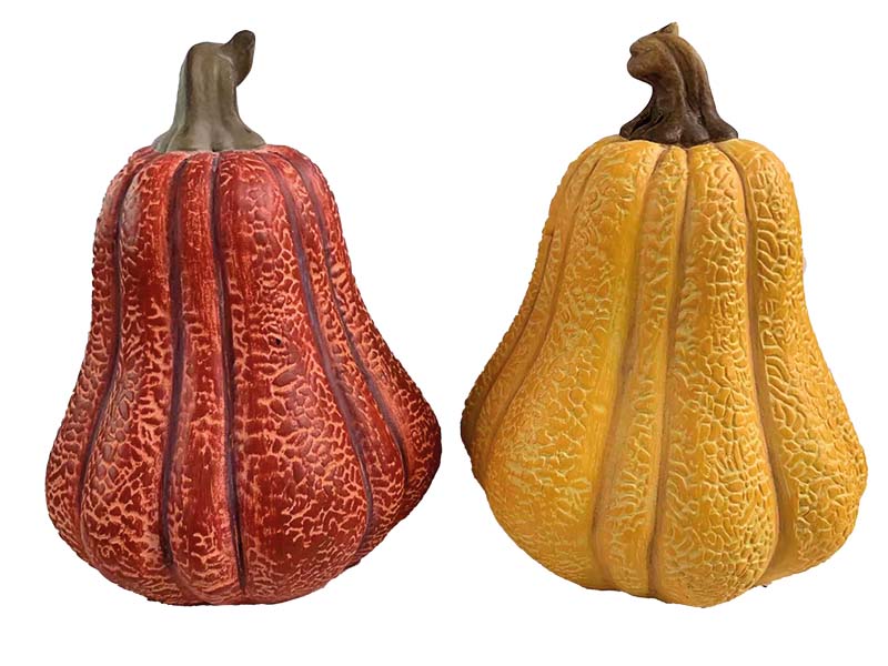 Ceramic pumpkin 17,5x17,5x23cm