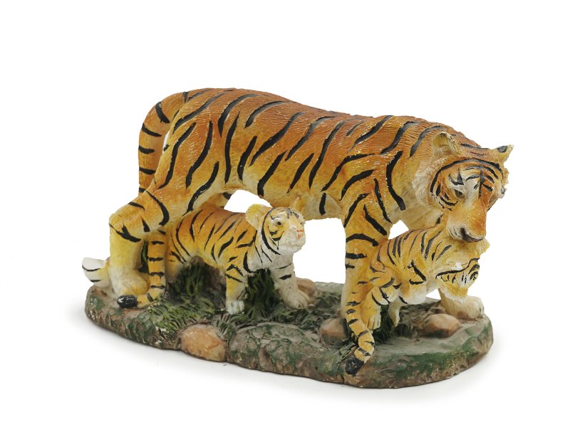 17529 Poly Tiger mit 2 Jungtieren