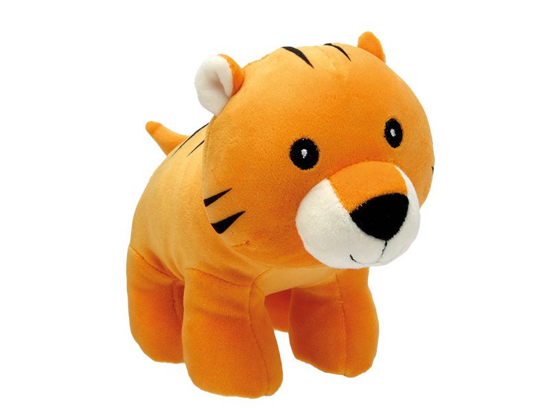 Tiger aus Plüsch, 18x13x16cm    Tiger aus Plüsch, 18x13x16cm