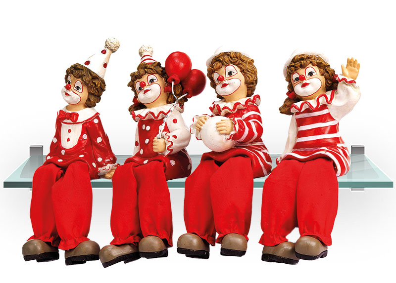 13114 Poly Clown Kantenhocker