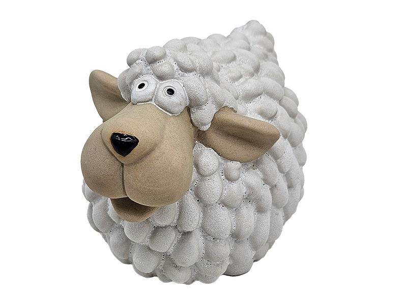 Schaf aus Porzellan 15x10x12cm    Schaf aus Porzellan 15x10x12cm