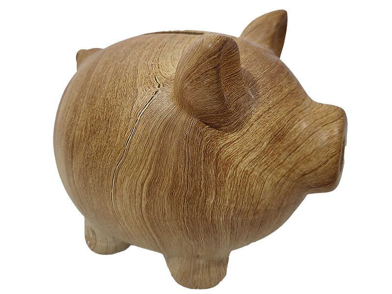 Sparschwein aus Dolomit 15x12x11,5cm    Sparschwein aus Dolomit 15x12x11,5cm