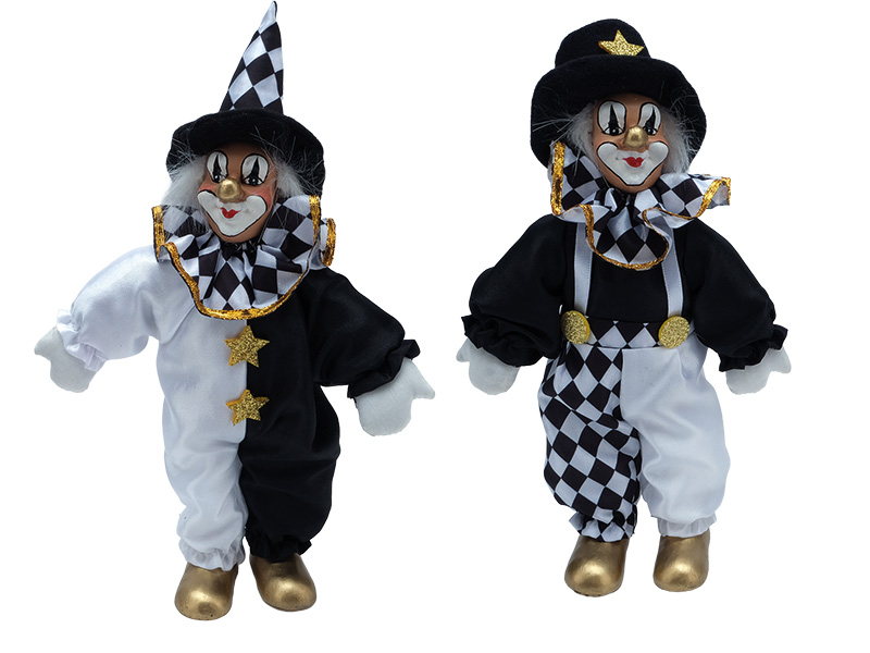 Clown aus Poly 15x5x33cm