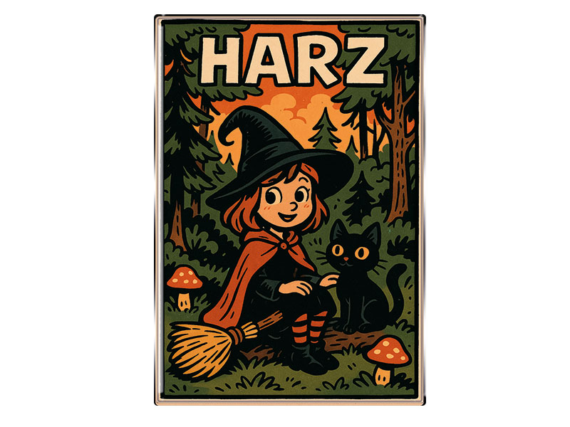 Souvenir Foto Magnet rechteckig Harz 8x5,5cm Souvenir Foto Magnet rechteckig Harz 8x5,5cm