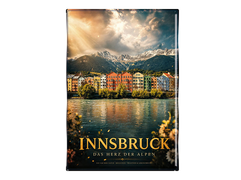 Souvenir Foto Magnet Innsbruck 8x5,5cm