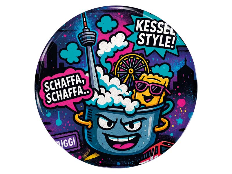 Souvenir Foto Magnet rund Stuttgart Ø7cm Souvenir Foto Magnet rund Stuttgart Ø7cm