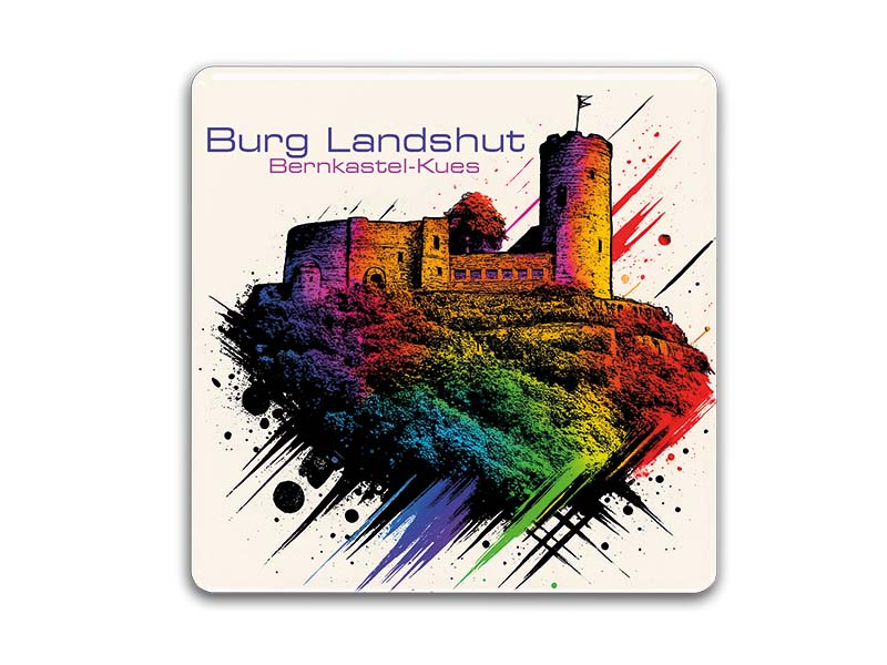 Souvenir Foto Magnet Bernkastel-Kues 6,5x6,5cm