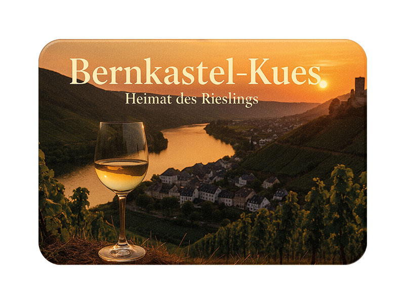 Souvenir Foto Magnet Bernkastel-Kues aus Kunststoff 8x5cm