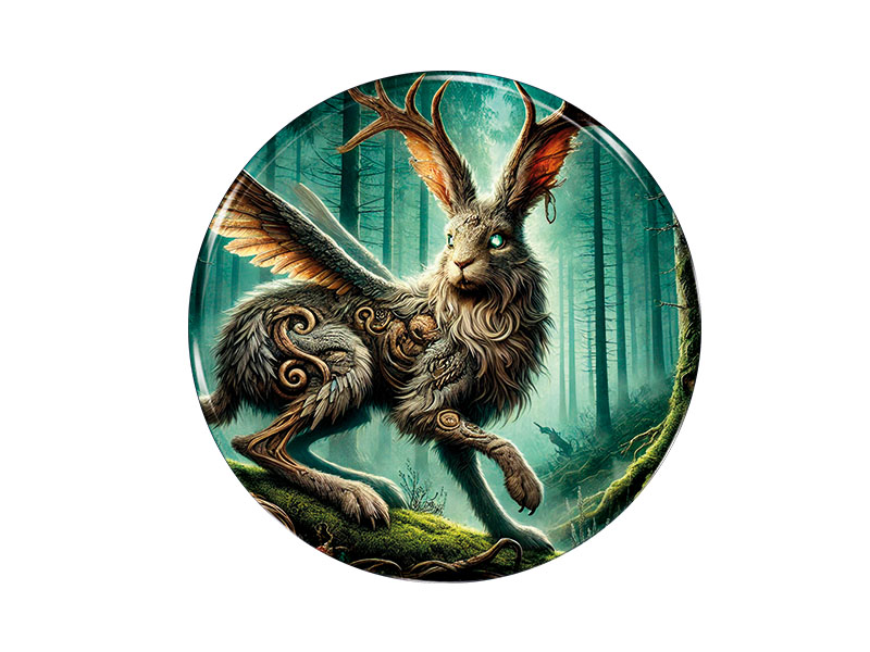 Souvenir Foto Magnet rund BayerischerWald Ø3.5 cm