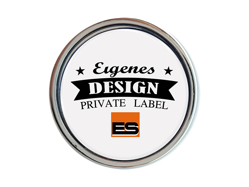 16773 Metall Pin rund eigenes Design