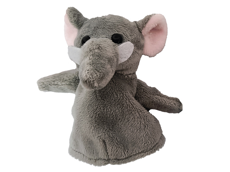 Eierwärmer Elefant aus Plüsch Ø5x12cm    Eierwärmer Elefant aus Plüsch Ø5x12cm