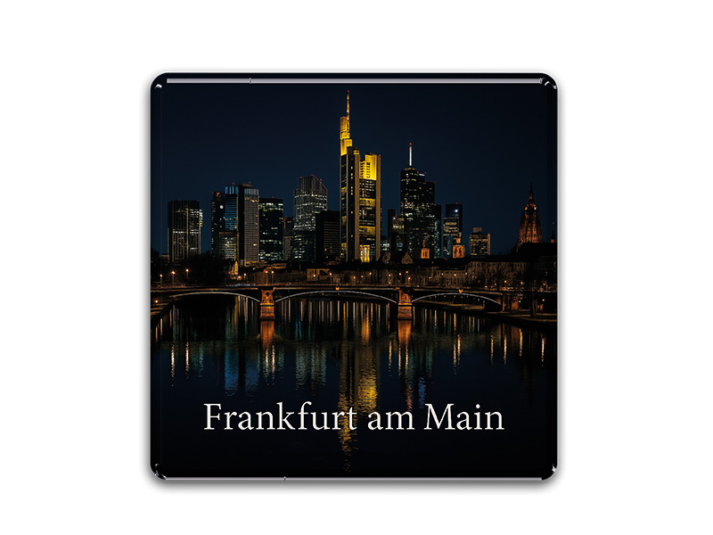 Souvenir Foto Magnet Frankfurt 3,5x3,5cm Souvenir Foto Magnet Frankfurt 3,5x3,5cm