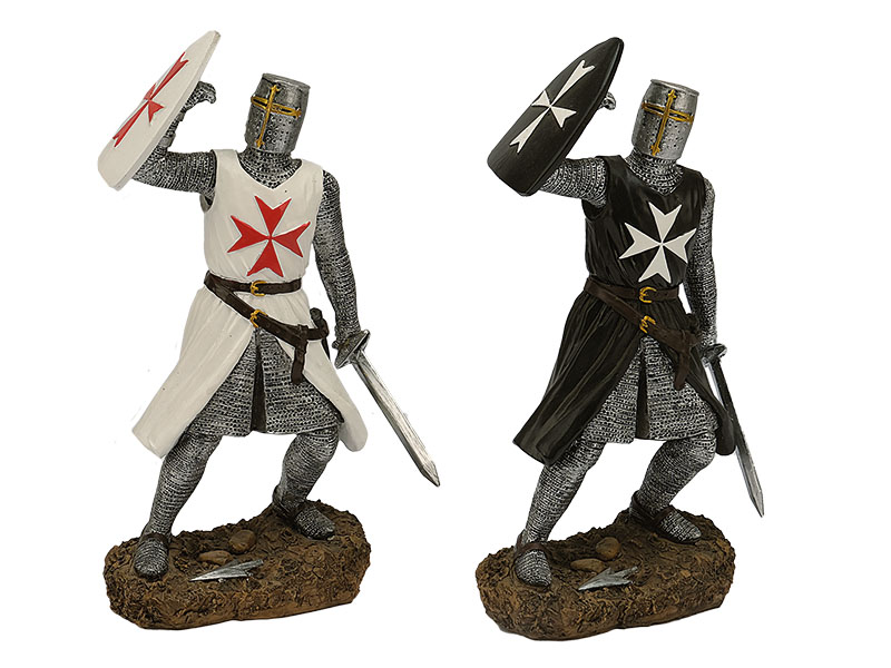 Ritter mit Schwert aus Poly, 13x6x24cm    Ritter mit Schwert aus Poly, 13x6x24cm