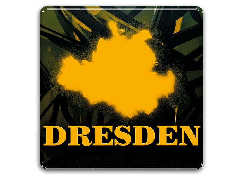 Souvenir Foto Magnet Dresden 8x8cm Souvenir Foto Magnet Dresden 8x8cm