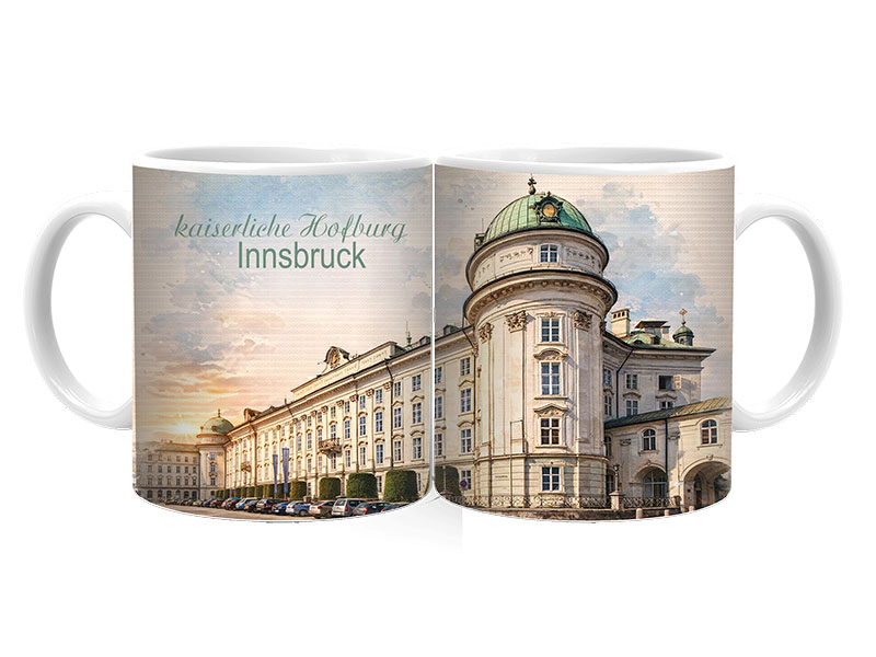 Souvenir Foto Tasse Innsbruck aus Keramik Ø8x9,5cm
