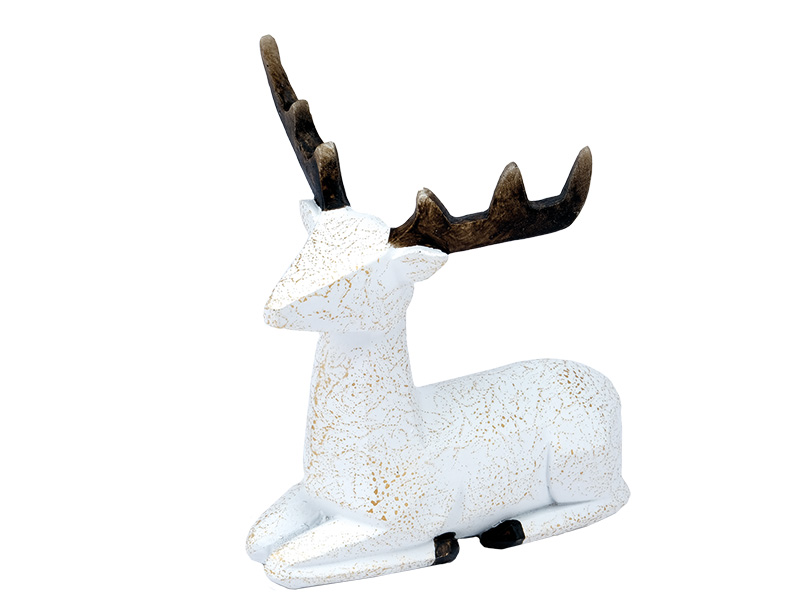 Hirsch polygon aus Poly, 12x9x12cm    Hirsch polygon aus Poly, 12x9x12cm