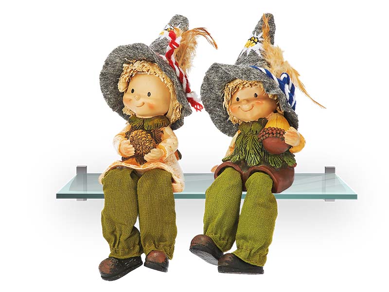 13851 Poly Wichtel  Kantenhocker