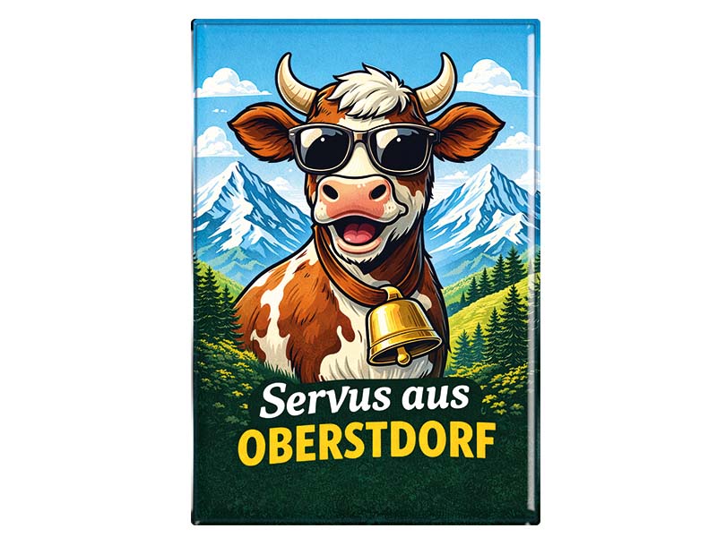 Souvenir Foto Magnet Oberstdorf 6,5x9,5cm