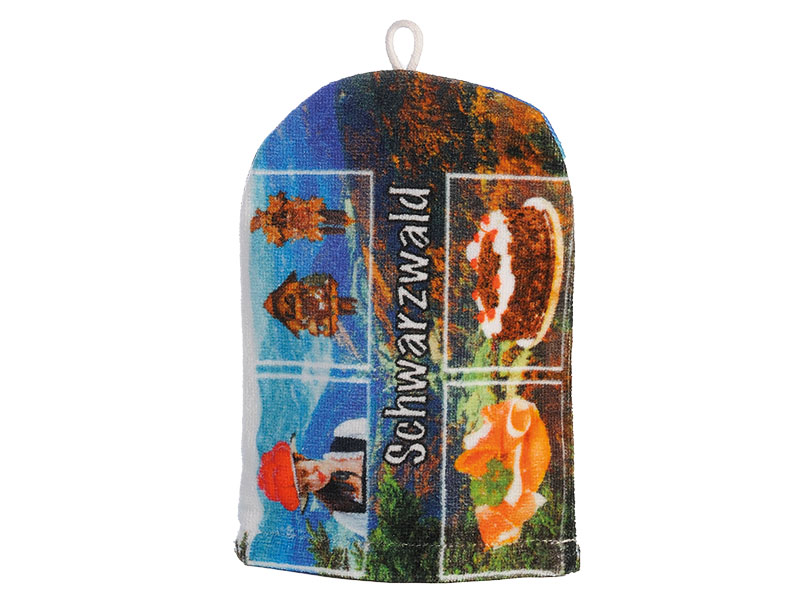 Waschhandschuh Schwarzwalddesign