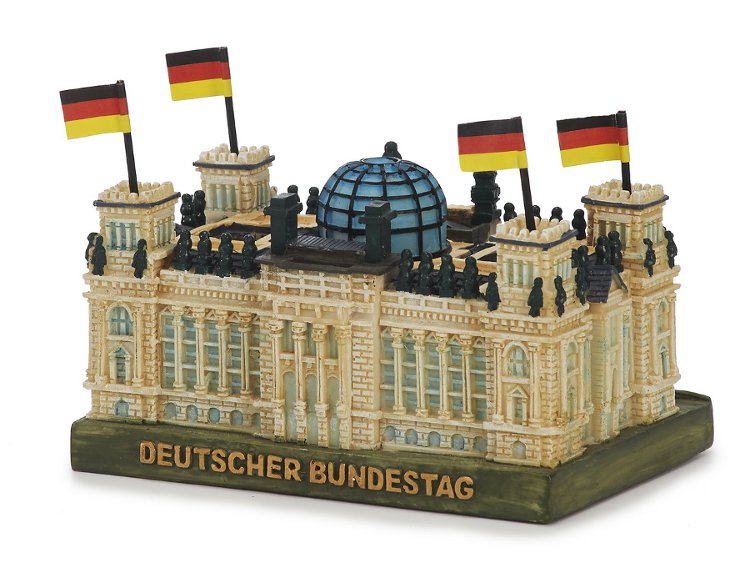 Poly Berliner Reichstag 3D, Rückseite