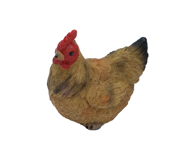 Henne aus Poly 6x4x6cm    Henne aus Poly 6x4x6cm