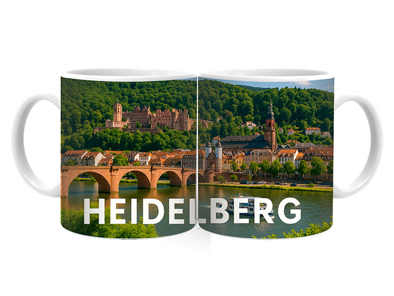 Souvenir Foto Keramik Tasse Heidelberg Ø8x9,5cm Souvenir Foto Keramik Tasse Heidelberg Ø8x9,5cm