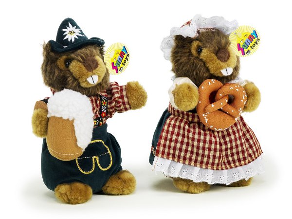 32269 Plüsch Trachtenmurmel