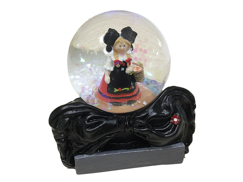 17793-0 Poly Elsaßhut mit Glitzerkugel