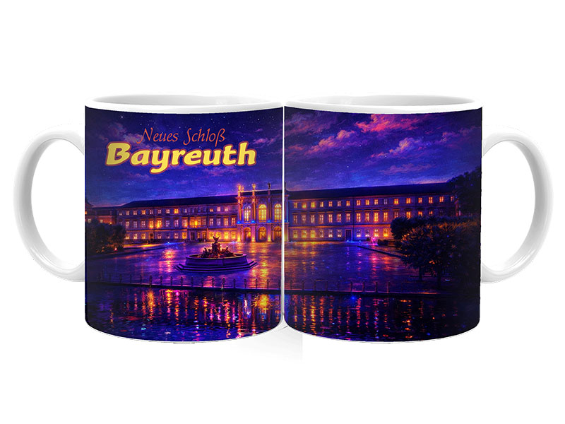 Souvenir ceramic mug  Bayreuth Ø8x9,5cm