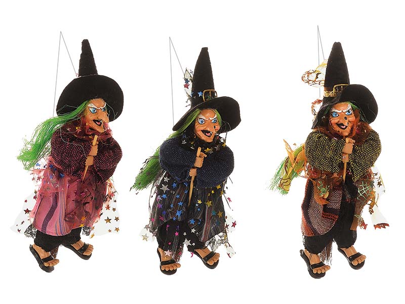 21519 Poly Hexe fliegend 23cm