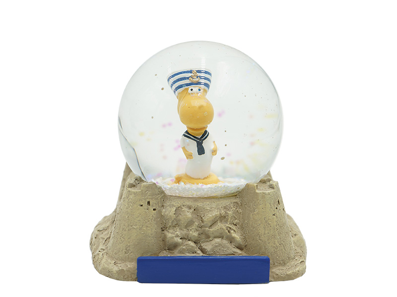 17814-0 Poly Glitzerkugel Wattwurm