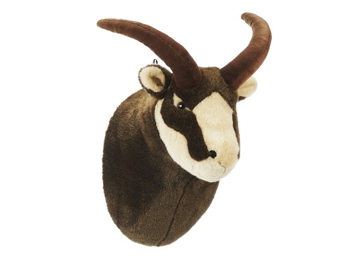 32806 Plüsch Trophäe Gemse