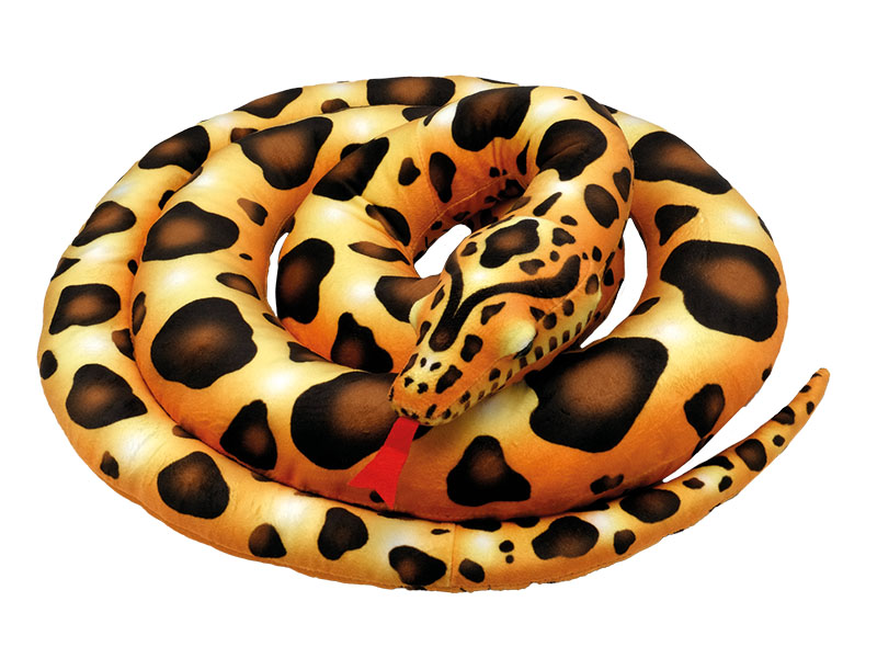 Schlange aus Plüsch 300x10x16cm    Schlange aus Plüsch 300x10x16cm