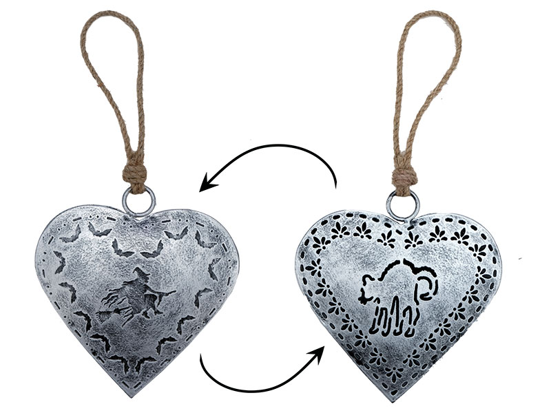 Herz aus Metall 15x2x15cm    Herz aus Metall 15x2x15cm