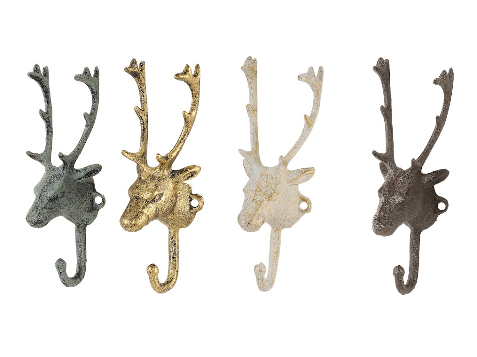 17701 Haken Hirsch aus Gusseisen