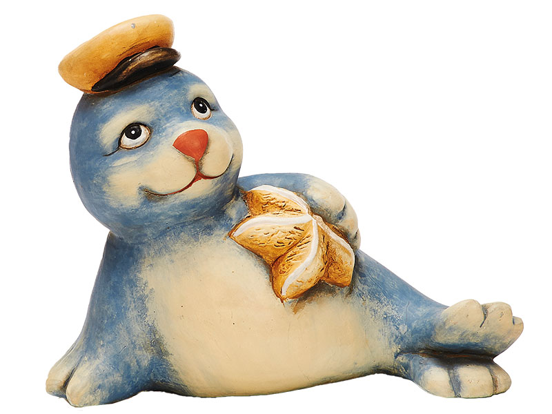 13441-0 Keramik Seehund